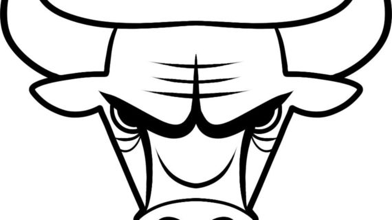 570x320 Chicago Bulls Logo Drawing Nba] How To Draw Chicago Bulls Logo