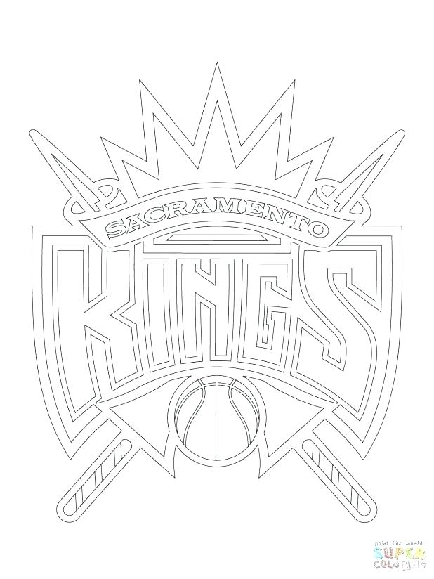618x824 Nba Logos Coloring Pages Kings Logo Coloring Pages Nba Logos
