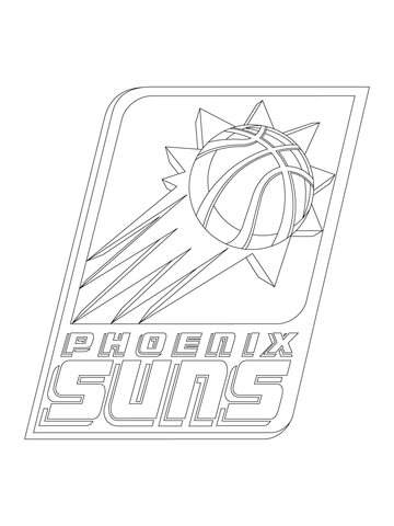 360x480 Phoenix Suns Logo Coloring Page Free Printable Coloring Pages