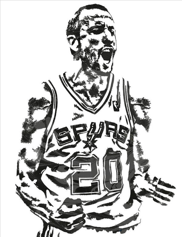 Nba Players Drawing at GetDrawings | Free download