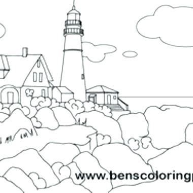 380x380 Amazing Lighthouse Coloring Pages Or Lighthouse Coloring Pages