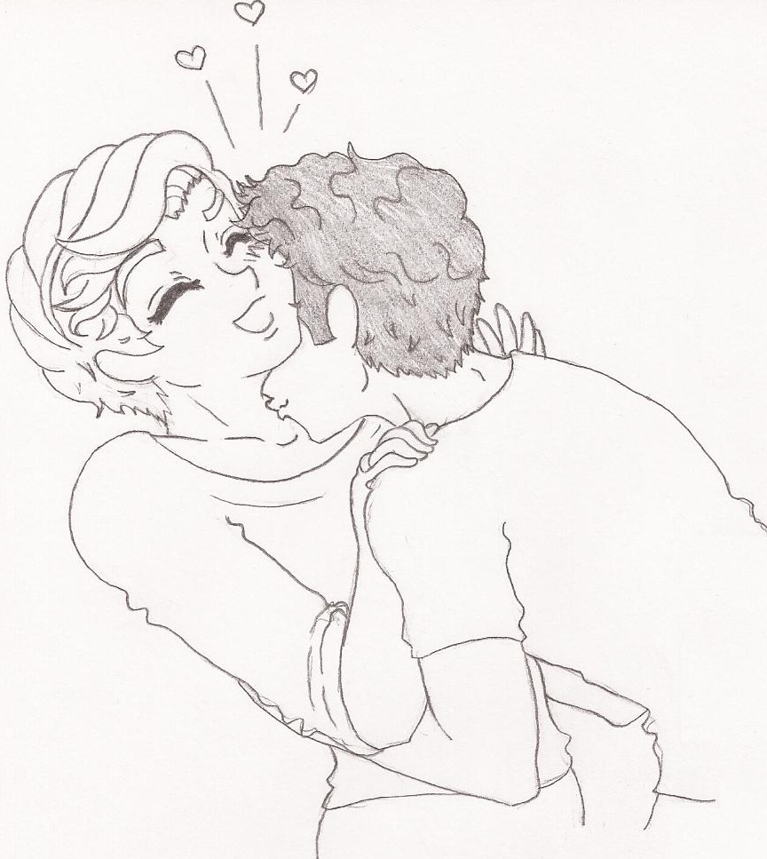 864x967 Kiss In The Neck By Hoshidess