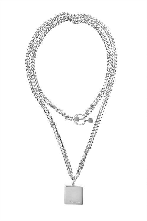 498x747 Feminist Necklace Scandi Statement Jewellery Uk Phine Ltd