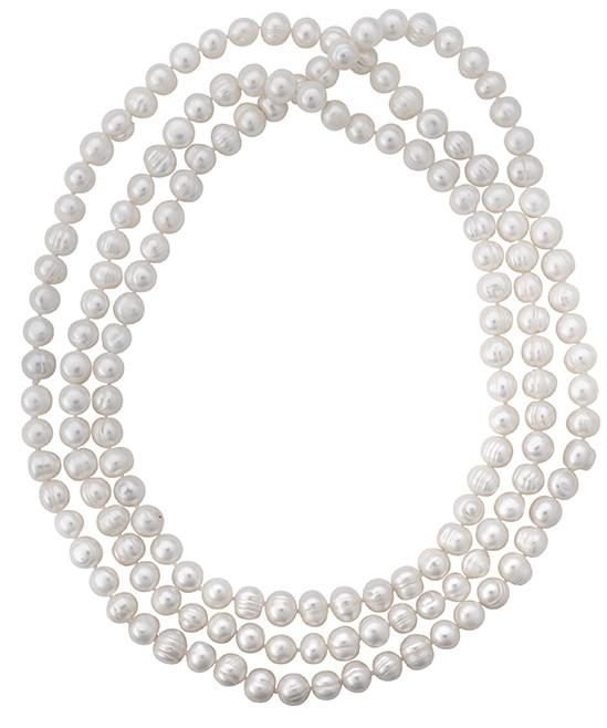 549x658 40'' Freshwater Perfect Pearl Necklace