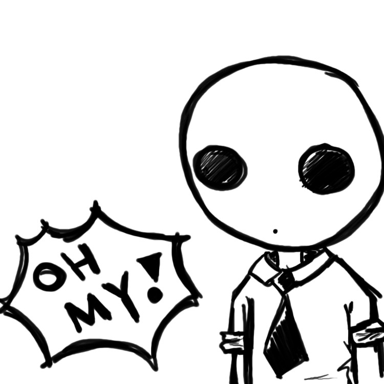 750x750 Ohmy A Alien Wearing A Necktie By Sharosudo