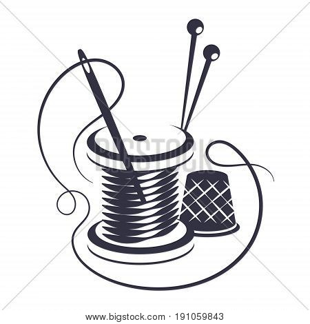 450x470 Symbol Sewing Thread Needle Vector Amp Photo Bigstock