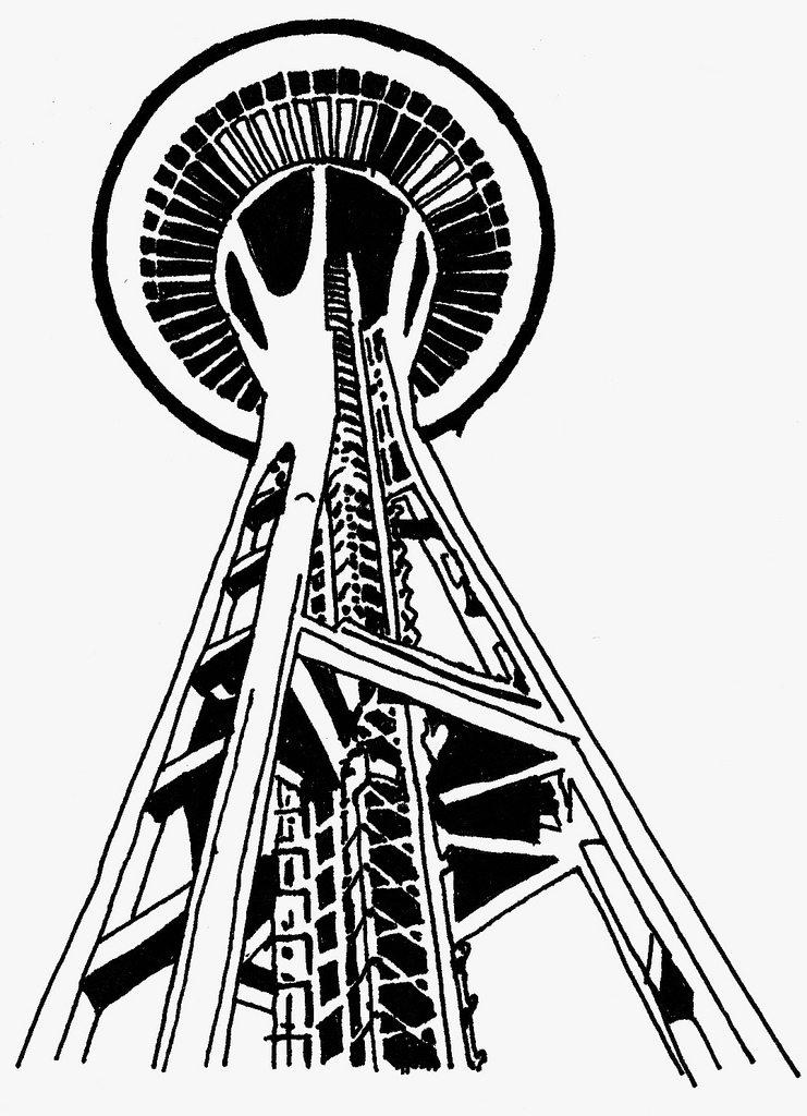 741x1024 All Sizes Space Needle