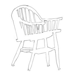 250x251 Negative Space Drawing Of The Chair
