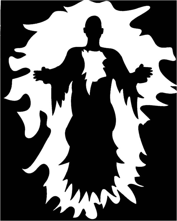 600x749 Positive Negative Ghost By Xthe Joker