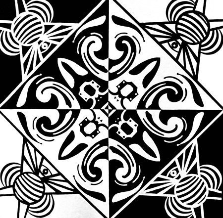 450x441 Radial Design Art Projects Pictures To Pin