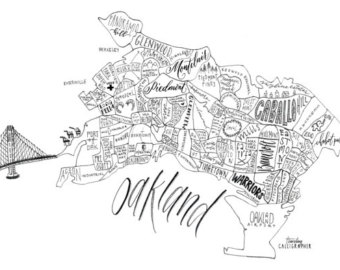 340x270 Neighborhood Map Etsy