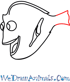 300x350 How To Draw Dory From Finding Nemo