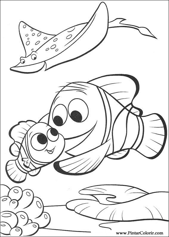 567x794 Drawings To Paint Amp Colour Finding Nemo
