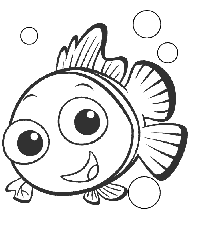 700x800 How To Draw Finding Nemo Characters