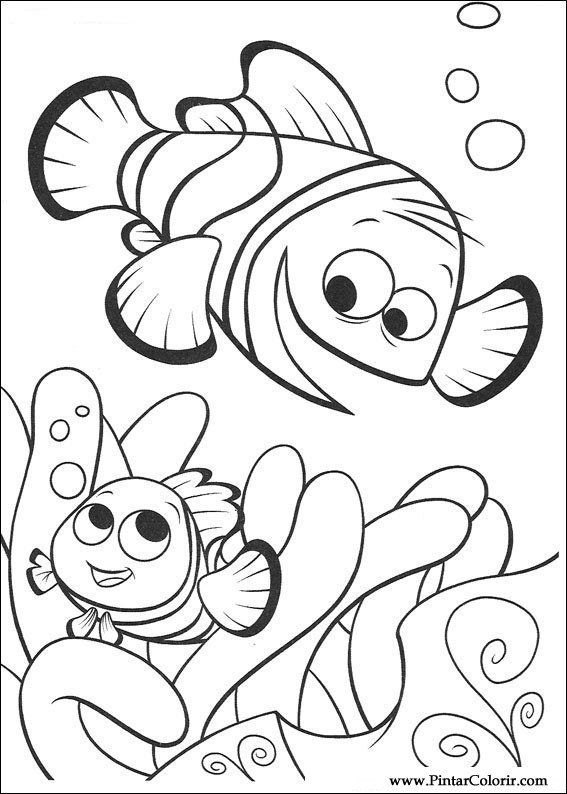 567x794 Drawings To Paint Amp Colour Finding Nemo