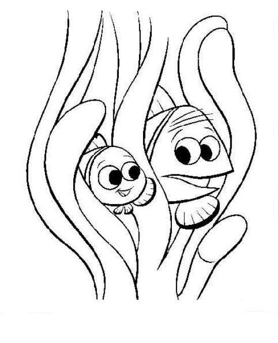 550x679 Finding Nemo Coloring Page Disney Coloring Page