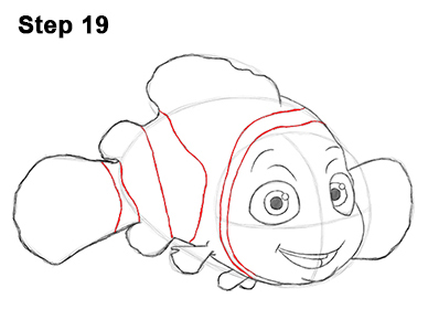 388x300 How To Draw Nemo (Finding Nemo)