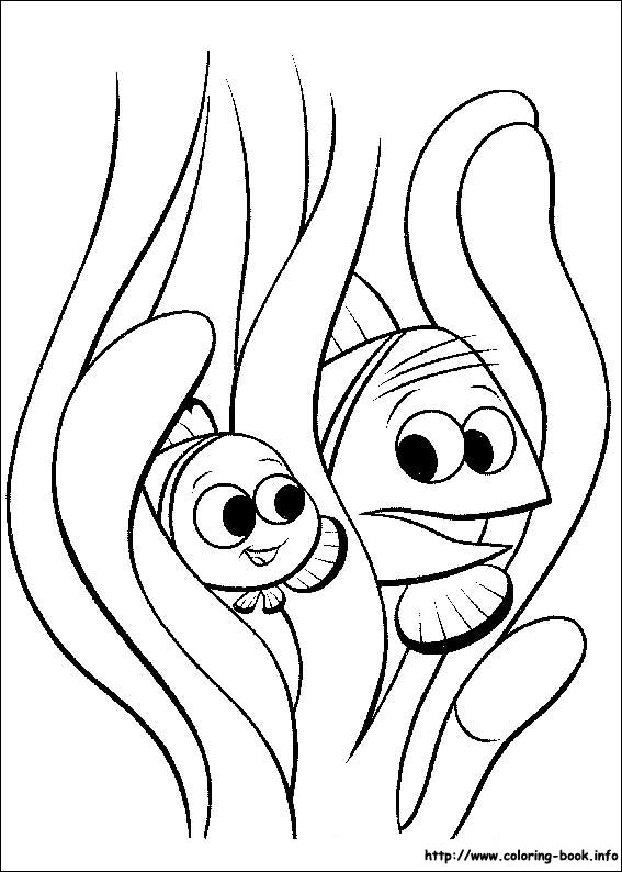 567x794 Nemo Coloring Picture