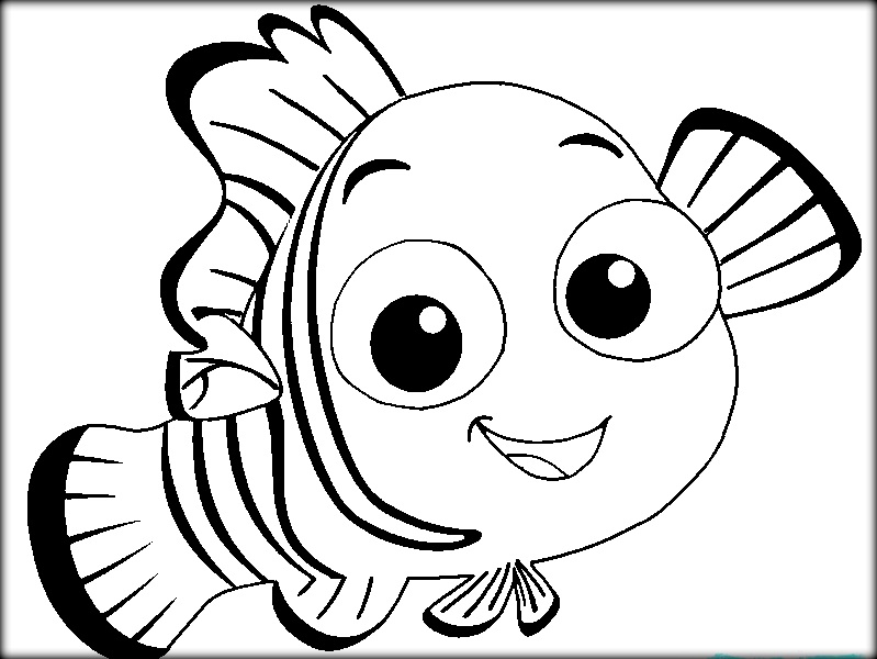 799x600 Captivating Finding Nemo Coloring Page 58 About Remodel Line
