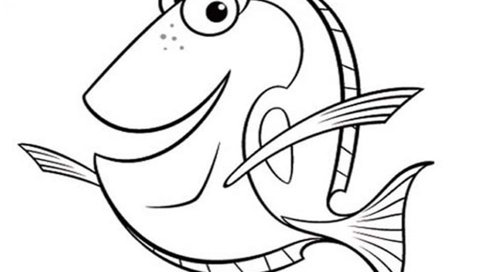 960x544 Bruce Wants To Eat Dory Coloring Page Free Printable Cartoon Pages