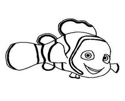 400x322 Clown Fish Coloring Page Image Clipart Images