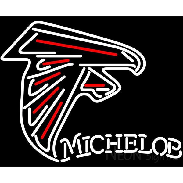 600x600 Michelob Atlanta Falcons Nfl Neon Sign 1 0017 Neon Sign Inc