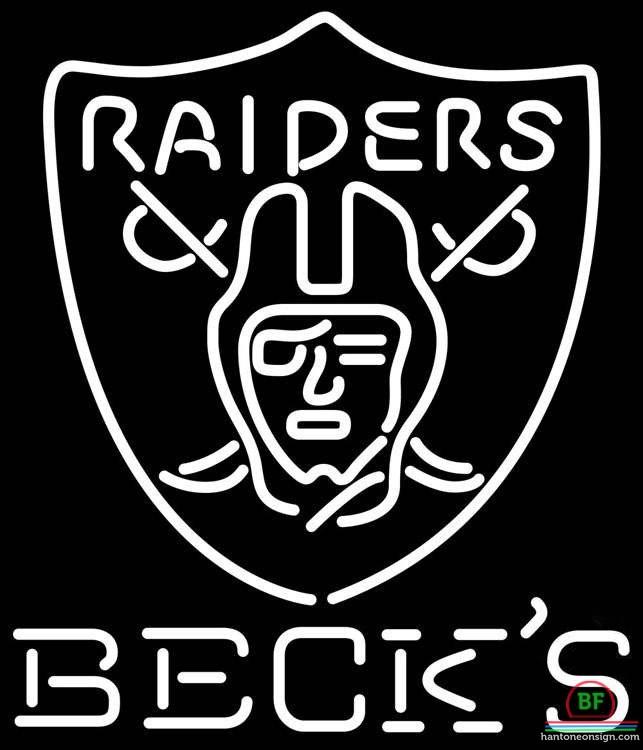 643x750 Becks Oakland Raiders Neon Sign Nfl Teams Neon Light For Sale