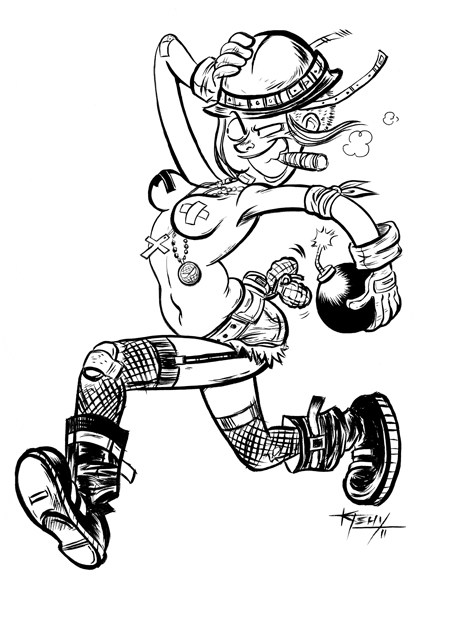 450x633 Kt Shy's Sketch Blog! Tank Girl!