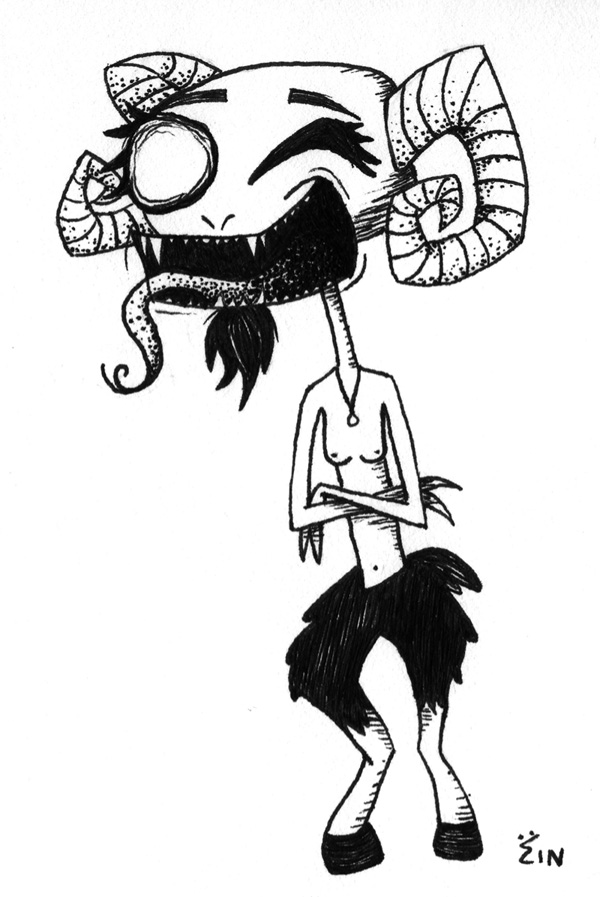 600x897 Satan Small Nerd Devil. By Eccentric Ein