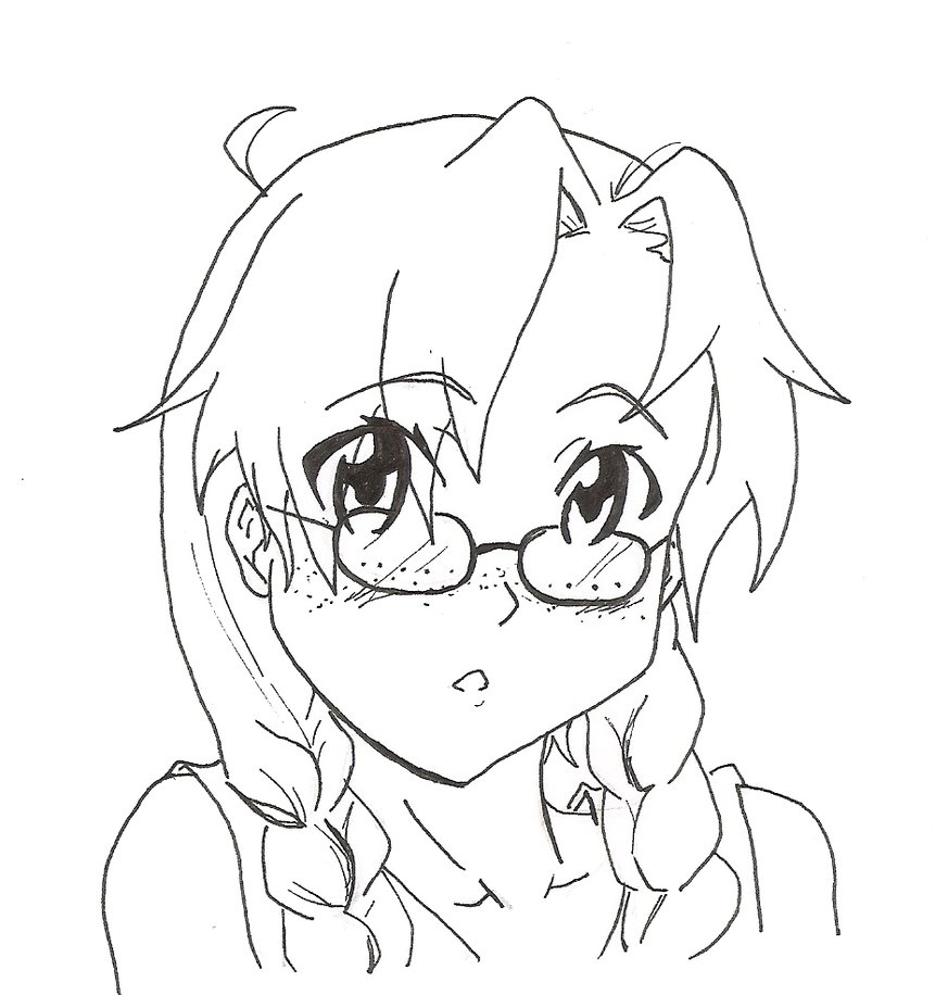 873x916 Nerdy Girl By Nemangawolf