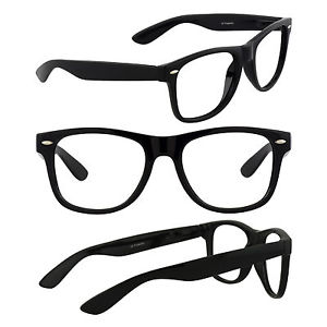 300x300 Men's Retro Glasses Nerd Geek Hipster Fake Eye Glasses W Clear