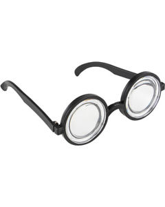 240x300 50s Style Nerd Geek Dork Black Thick Rimmed Glasses Costume