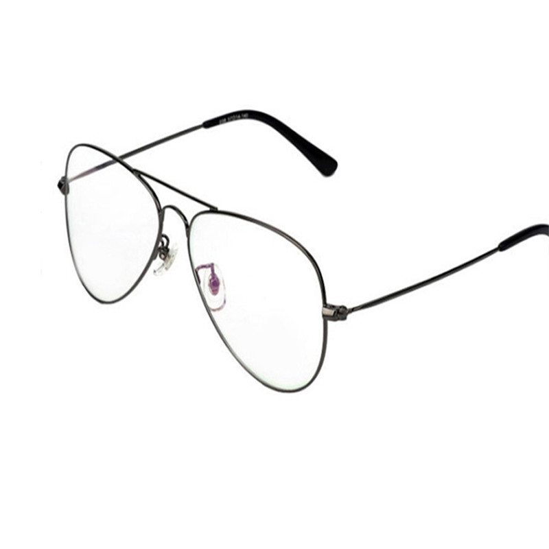 800x800 Retro Vintage Round Metal Frame Eyeglasses Mens Womens Nerd Clear