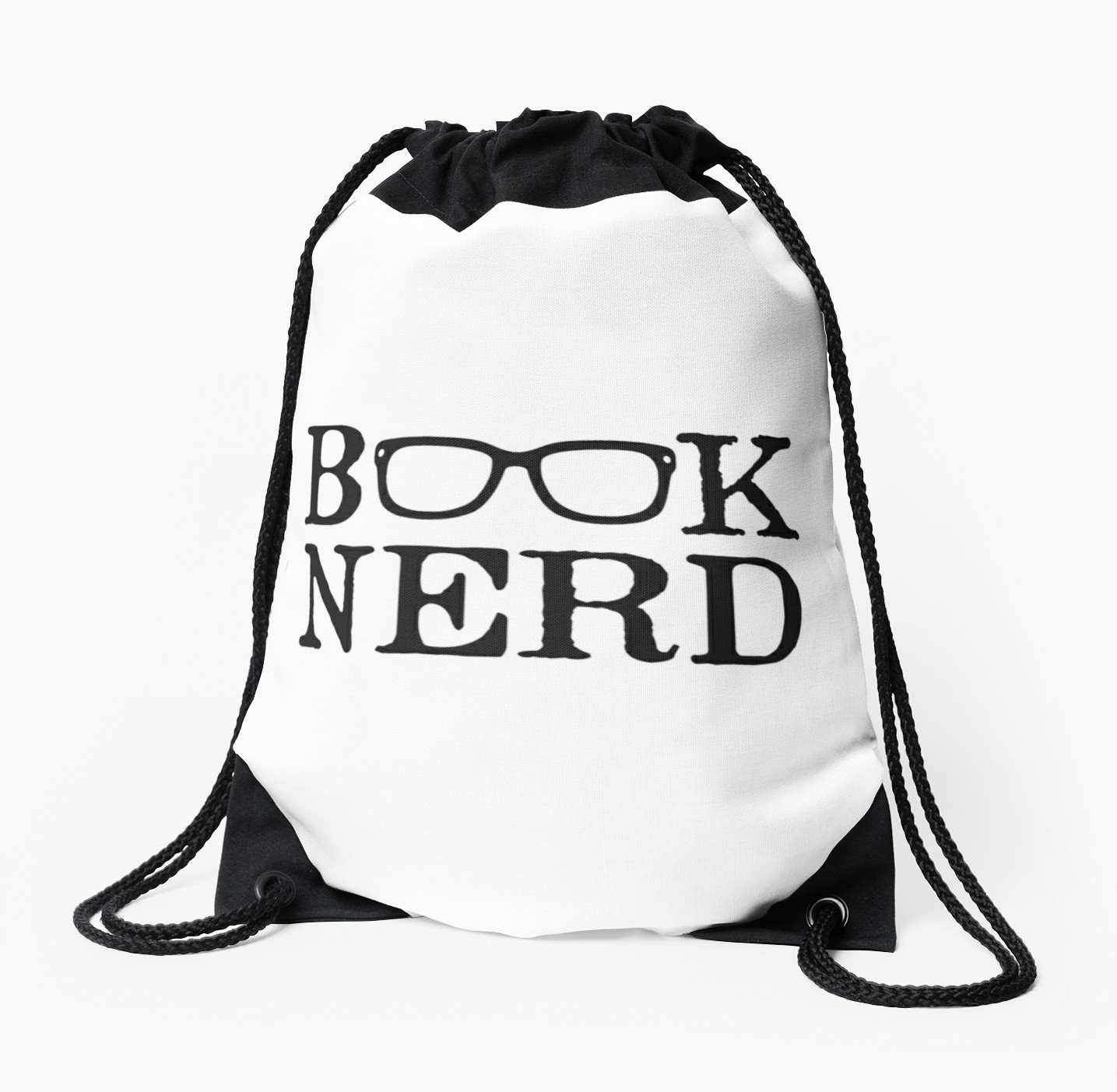 1435x1404 Book Nerd Nerdy Glasses Drawstring Bags By Theshirtyurt Redbubble