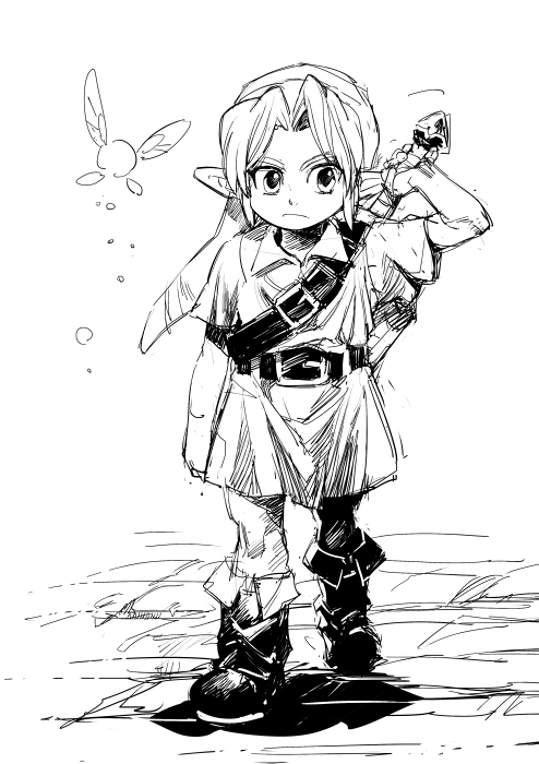 494x700 The Legend Of Zelda Majora's Mask, Young Link And Tatl