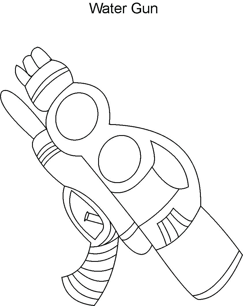 842x1060 Coloring Gun Coloring Pages