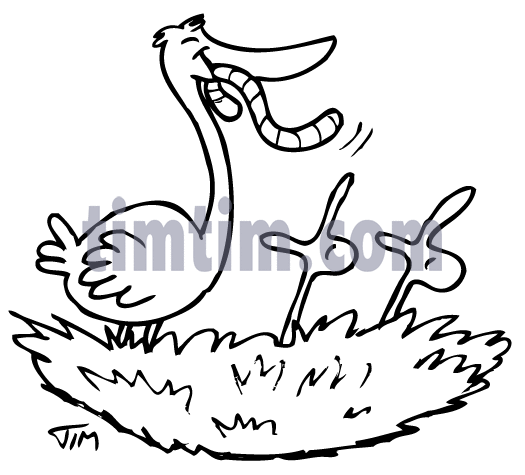 525x475 Free Drawing Of Bird Nest Bw3 2 From The Category Birds Amp Insects