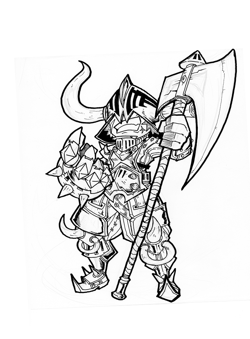 815x1105 Racket Punch! Dragon Nest Myrmidonius Lines