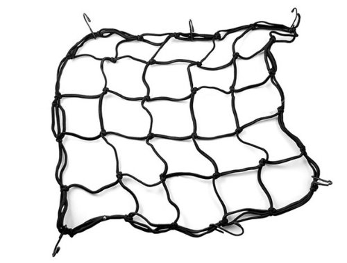 500x379 Universal Motorcycle Racing Helmet Web Bungee Mesh Packing Net