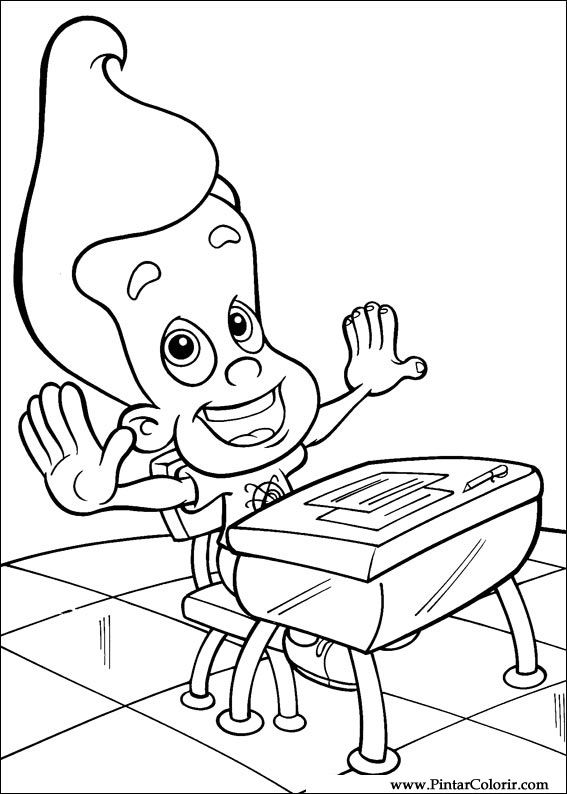 567x794 Drawings To Paint Amp Colour Jimmy Neutron