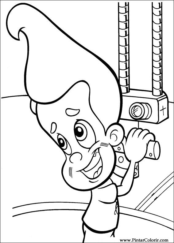 567x794 Drawings To Paint Amp Colour Jimmy Neutron