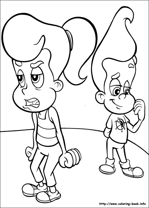 567x794 Wonderful Jimmy Neutron Coloring Pages 99 About Remodel Coloring