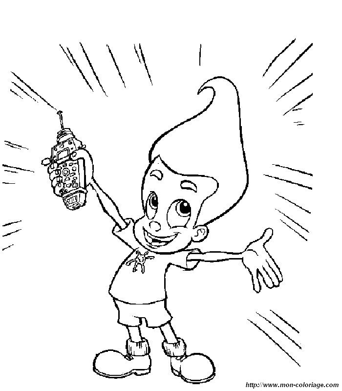 700x800 Coloring Jimmy Neutron, Page 006