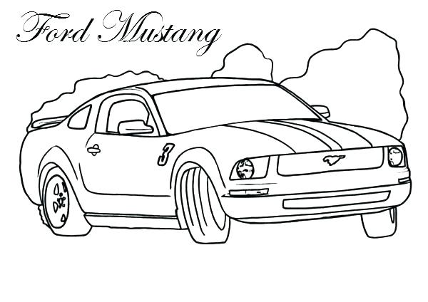 600x424 Beautiful Race Car Color Pages New Mustang Coloring Page Racing