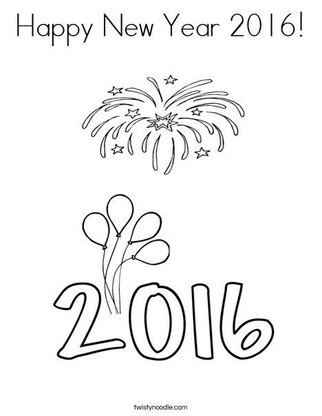 468x605 Happy New Year 2016 Drawings Pictures, Photos, And Images