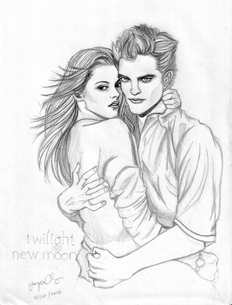 779x1026 Twilight New Moon Sketch By Chicomic