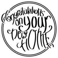 200x200 Welcome To Our New Home Vector Image