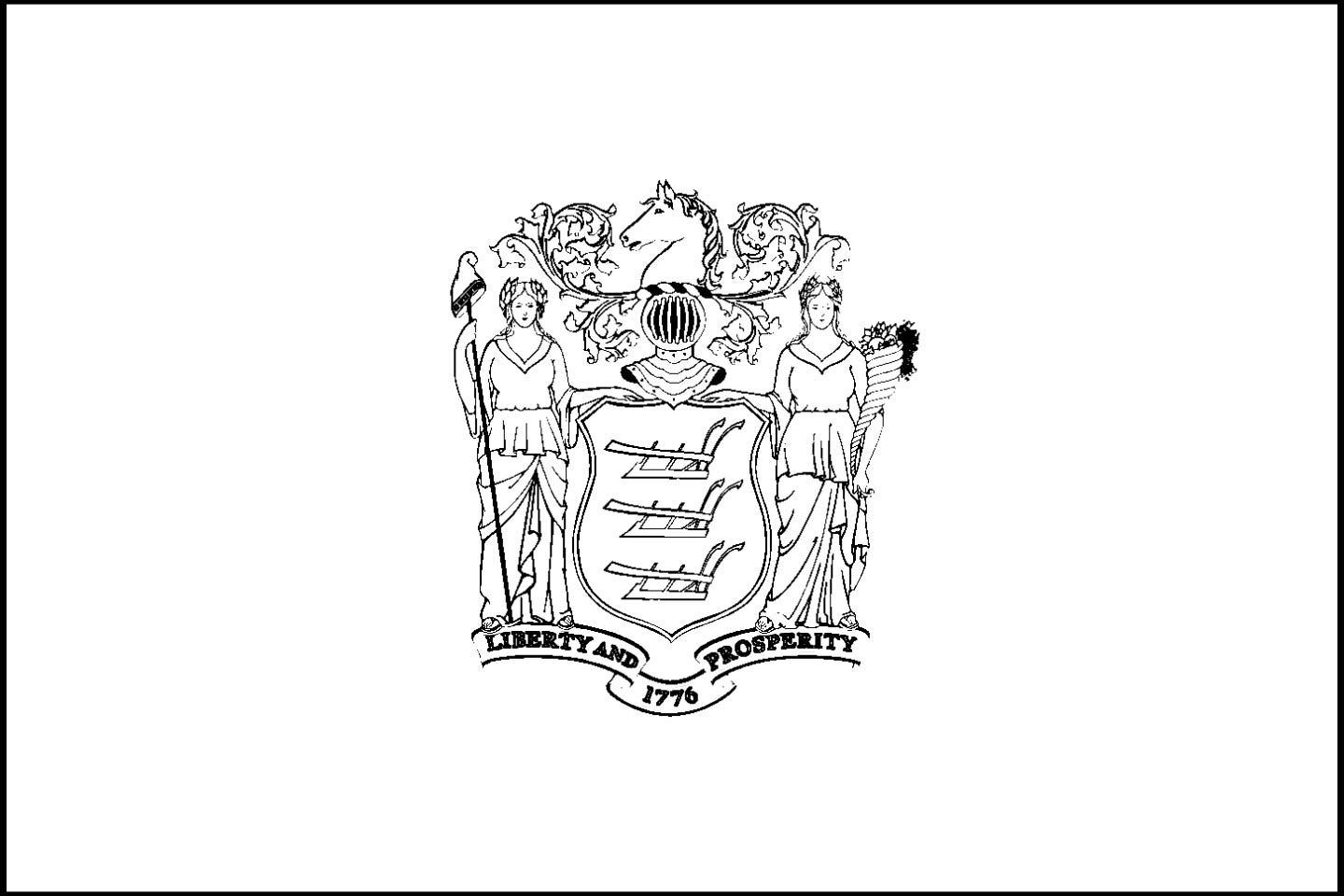 1440x960 New Jersey State Flag