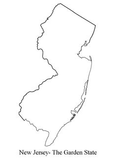 236x321 Printable New Jersey Outline Map Fonts Amp Printables