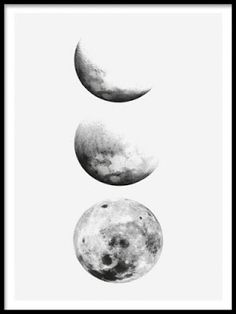 236x314 Full Moon Screen Printed Poster Glows In By Theramblinworkershop